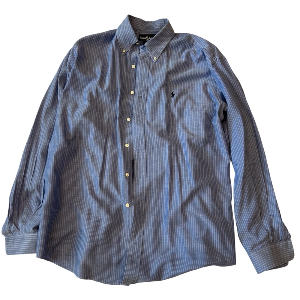 Polo Ralph Lauren Blue Checkered Button-Down Shirt
